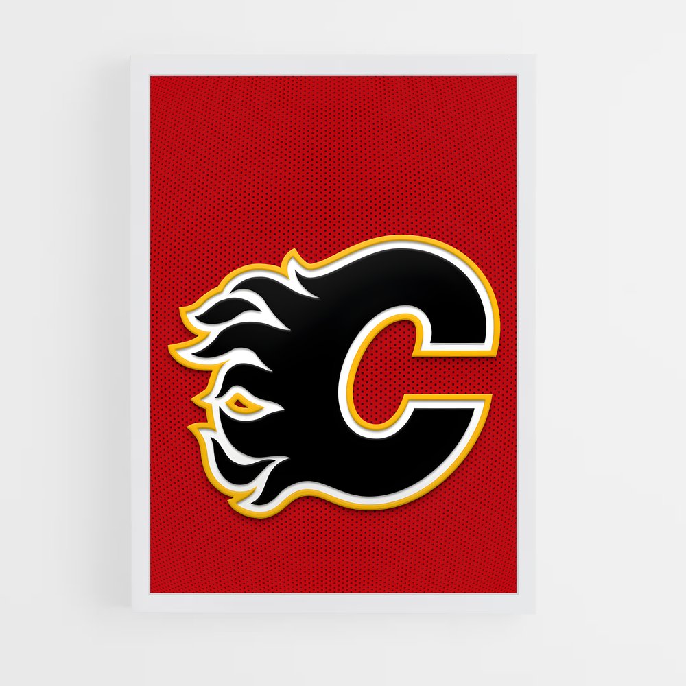 Poster Calgary flames NHL – affiche Hockey sur glace (vue 3)